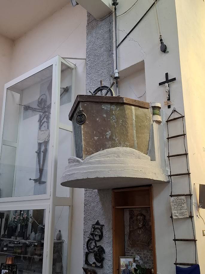 Pulpito da prua di una nave inglese