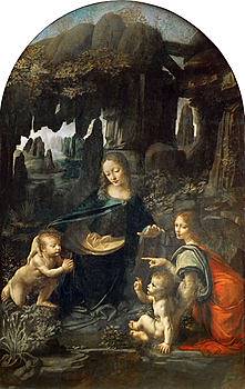 Leonardo Da Vinci-Vergine delle Rocce (Louvre)