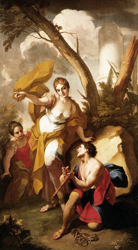 Teseo scopre la spada del Padre