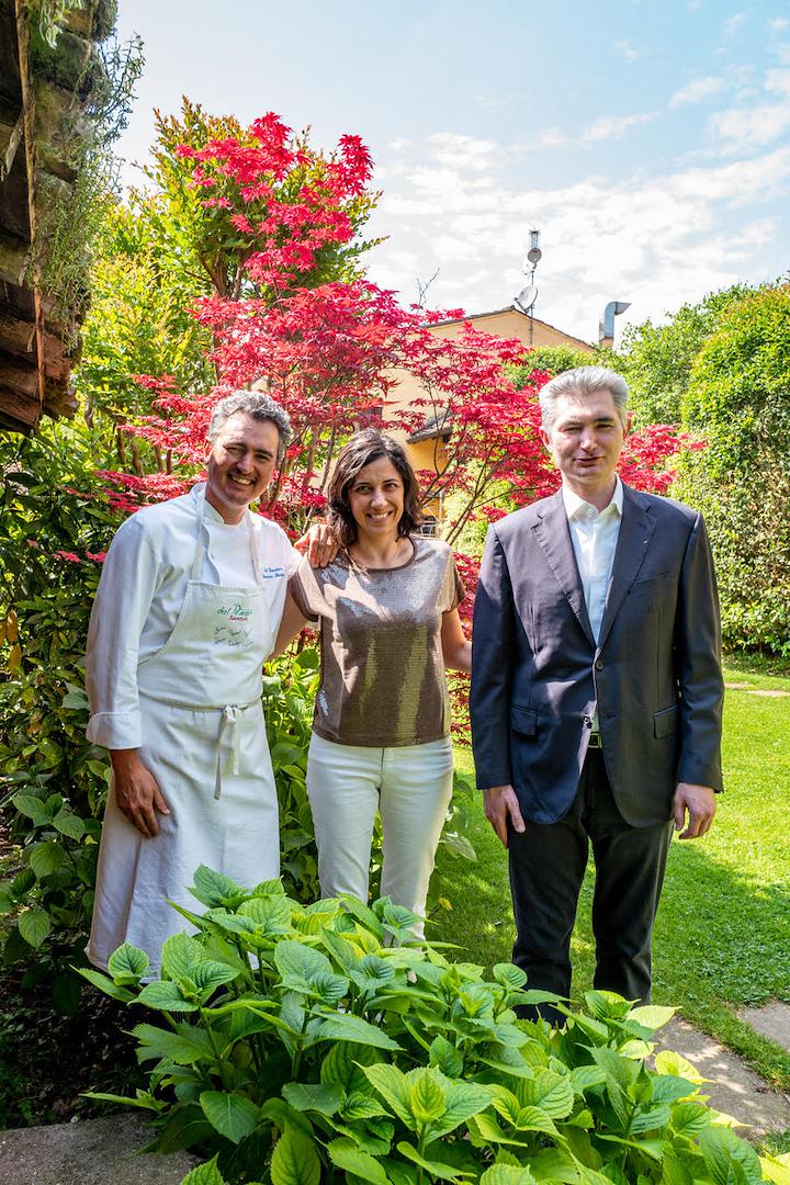 Da sinistra; Giovanni, Valentina e Alberto Santini. Foto Philippe Schaff