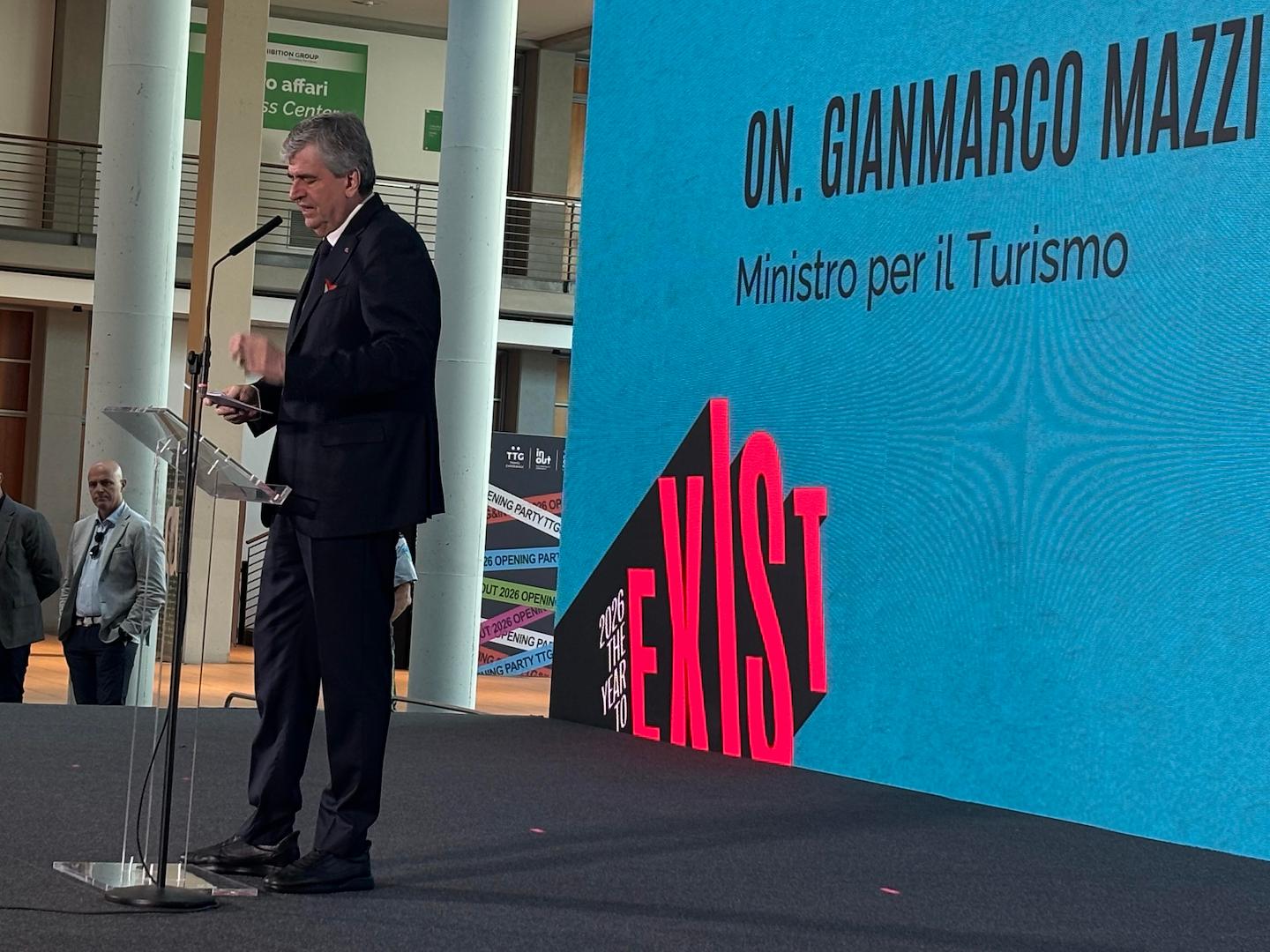 Gianmarco Mazzi, ministro del turismo