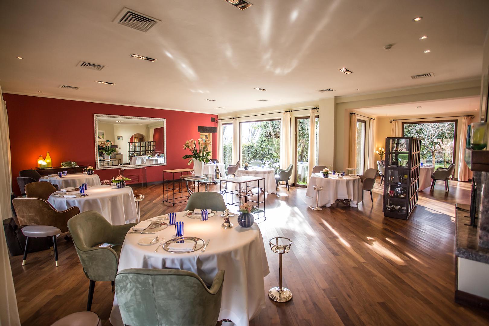 La sala del ristorante Dal Pescatore